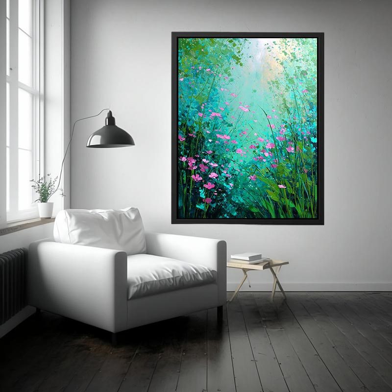 Emerald Abstract Painting 