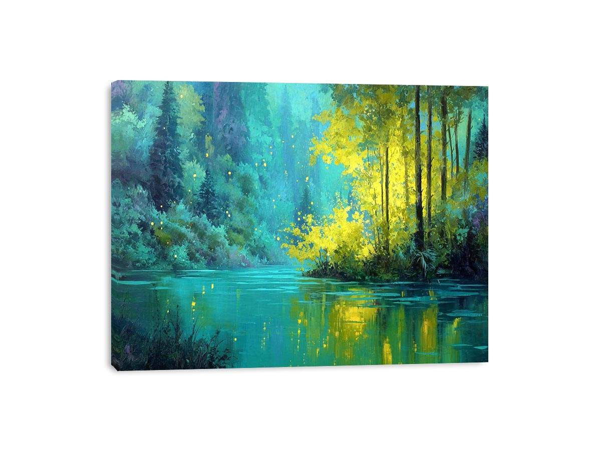 Serenity in Forest Framed Print