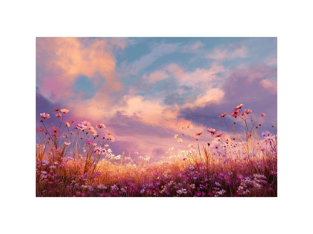 Dreamy Floral Field