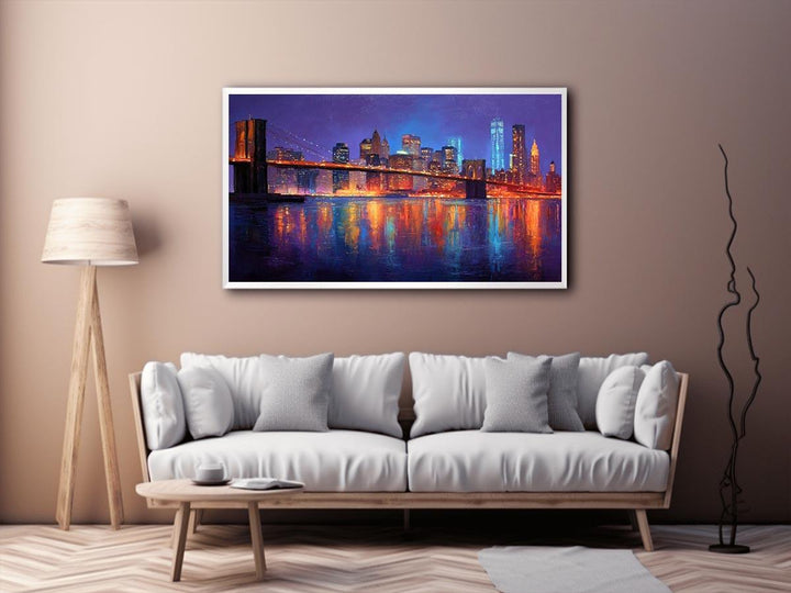 Reflections of New York Canvas Print