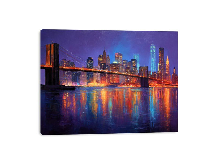 Reflections of New York Framed Print