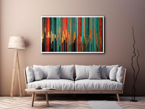 Abstract Stripes II Canvas Print