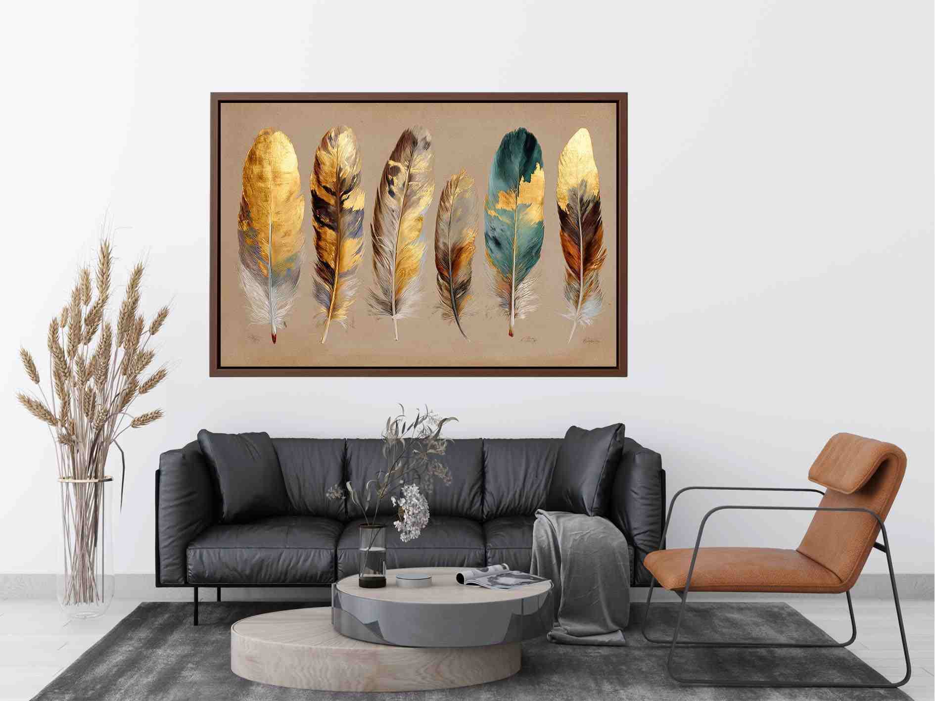 Feathered Radiance Painting 