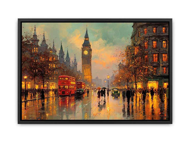 London Clock tower    Canvas Print