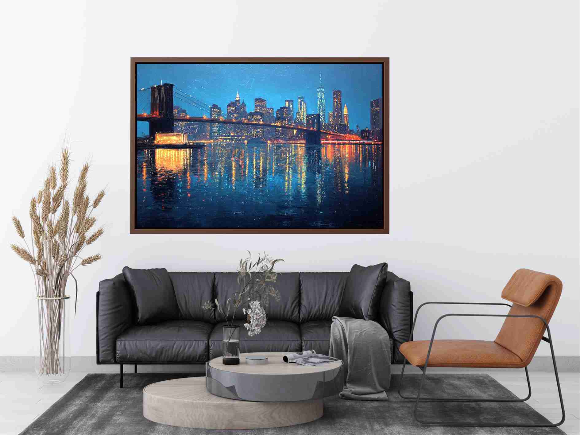New York evening Glow Painting 