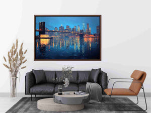 New York evening Glow Painting 