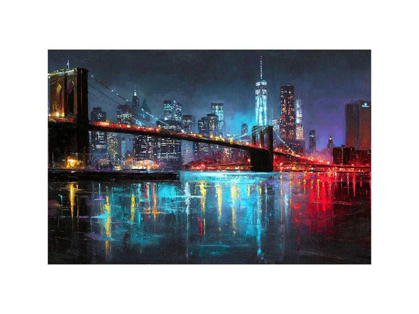 New York Skyline in night
