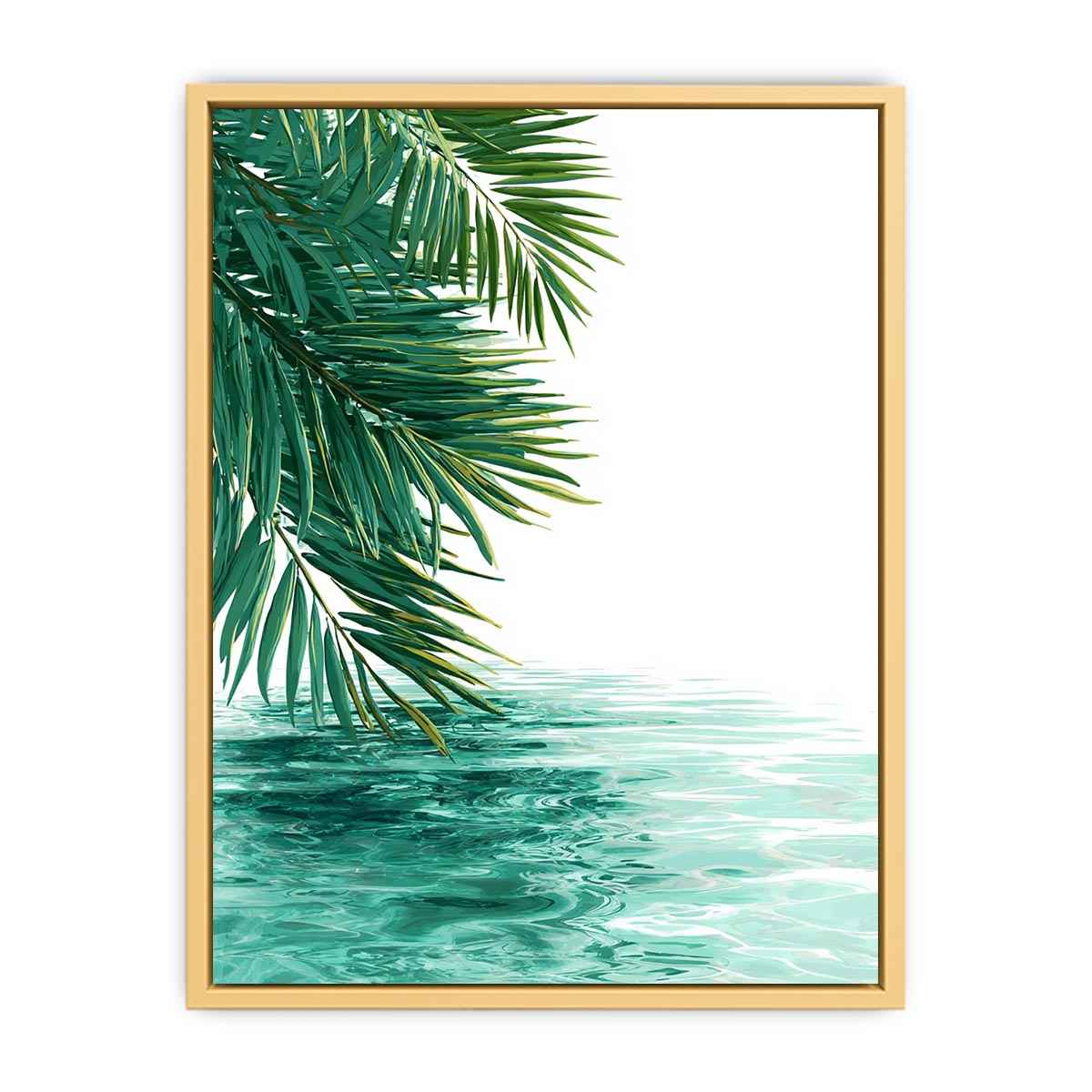 Tropical Coastal Landscape  Streched canvas