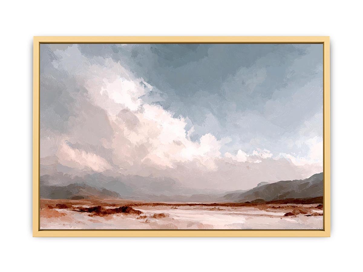 Tranquil Desert Sky  Streched canvas