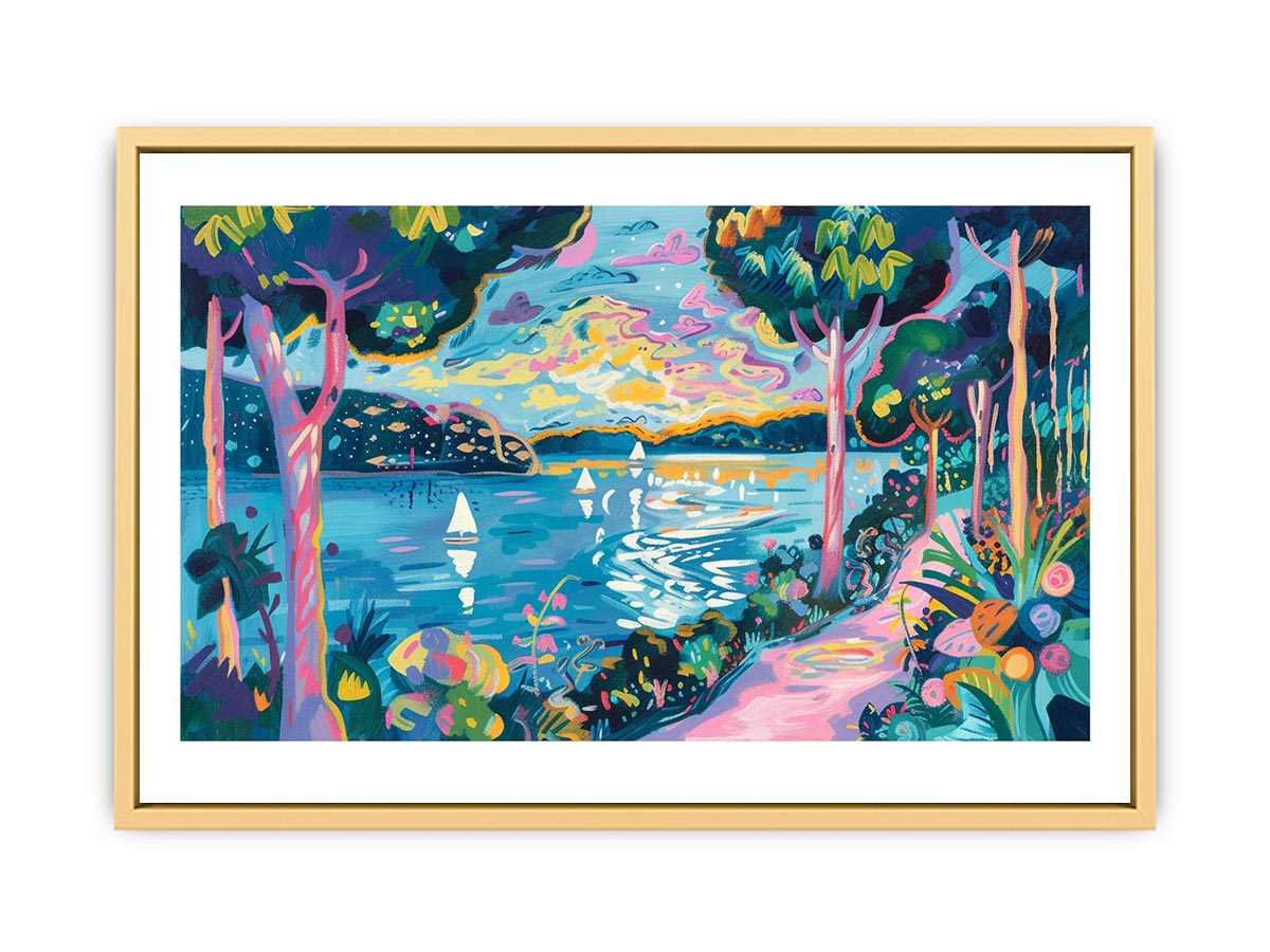 Timeless River Scene  Streched canvas