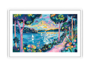 Timeless River Scene Framed Print