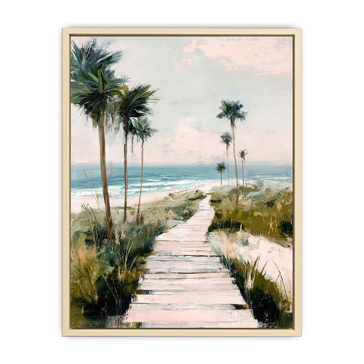 Boardwalk to Beach  Art Print