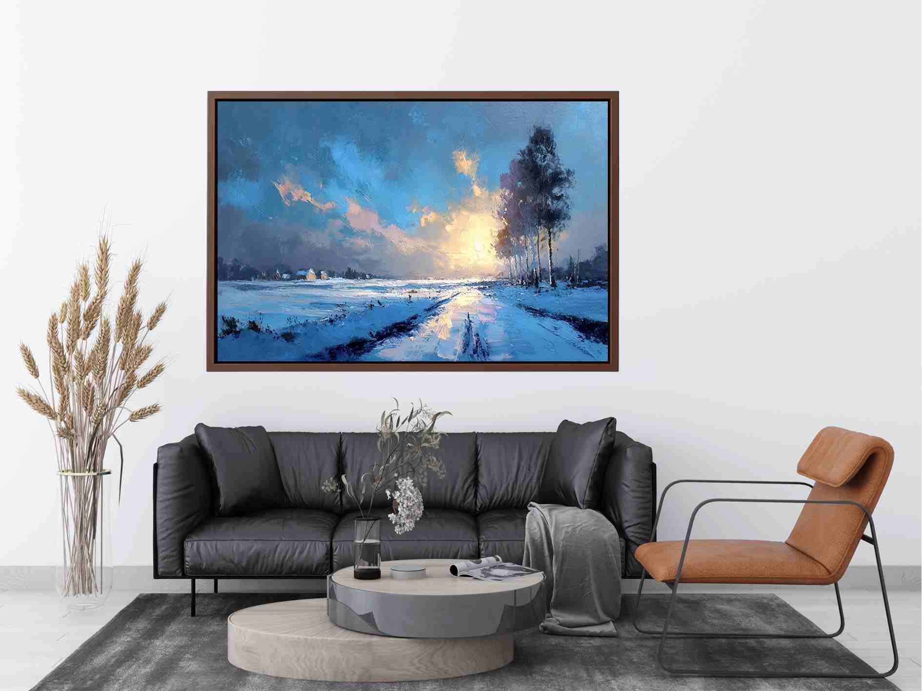 Frosted Horizon Painting