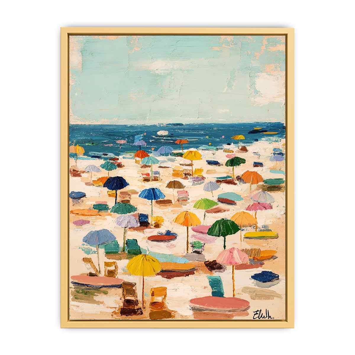 Colorful Umbrellas  Streched canvas