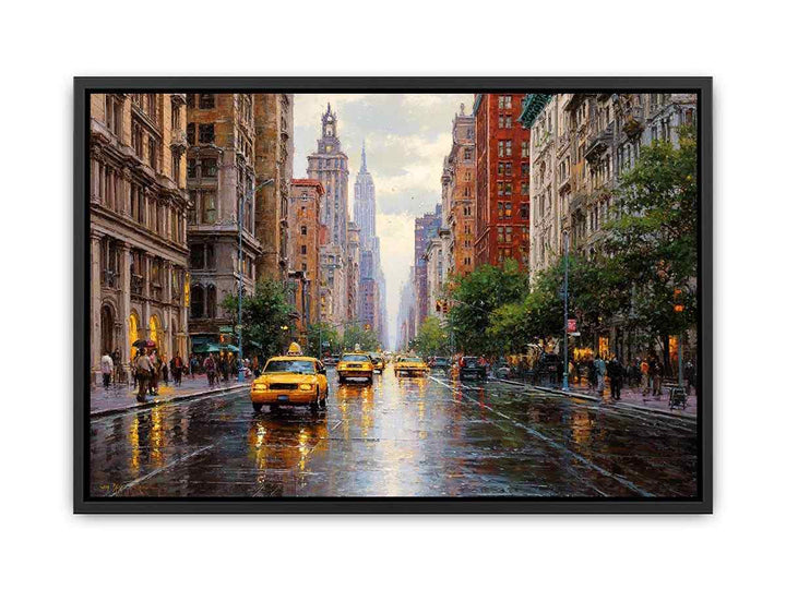 City Streets of New York  Canvas Print