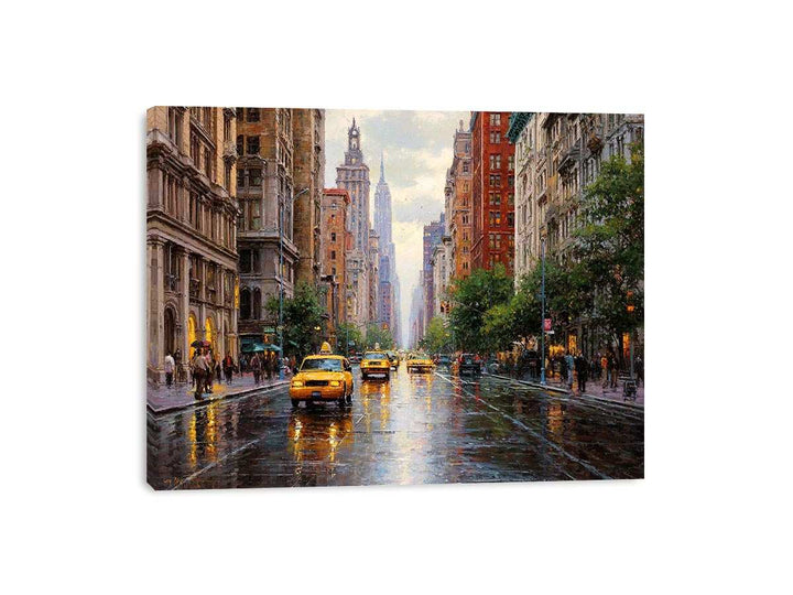 City Streets of New York Painting