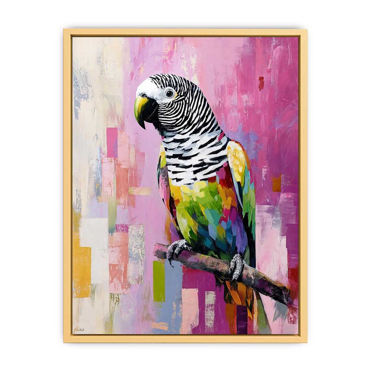 Exotic Parrot  Streched canvas