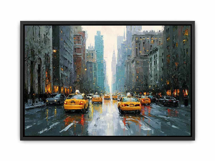 New York in Motion  Canvas Print