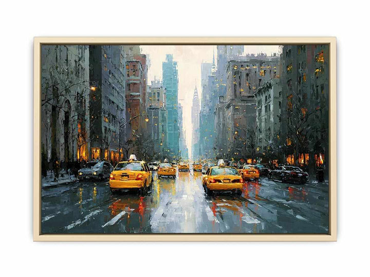 New York in Motion  Art Print