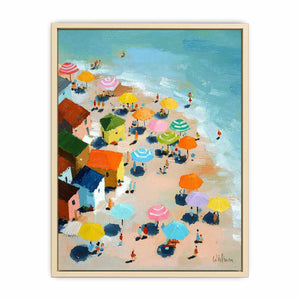 Ocean Umbrellas  Art Print