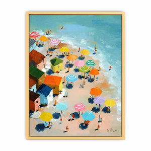 Ocean Umbrellas  Streched canvas