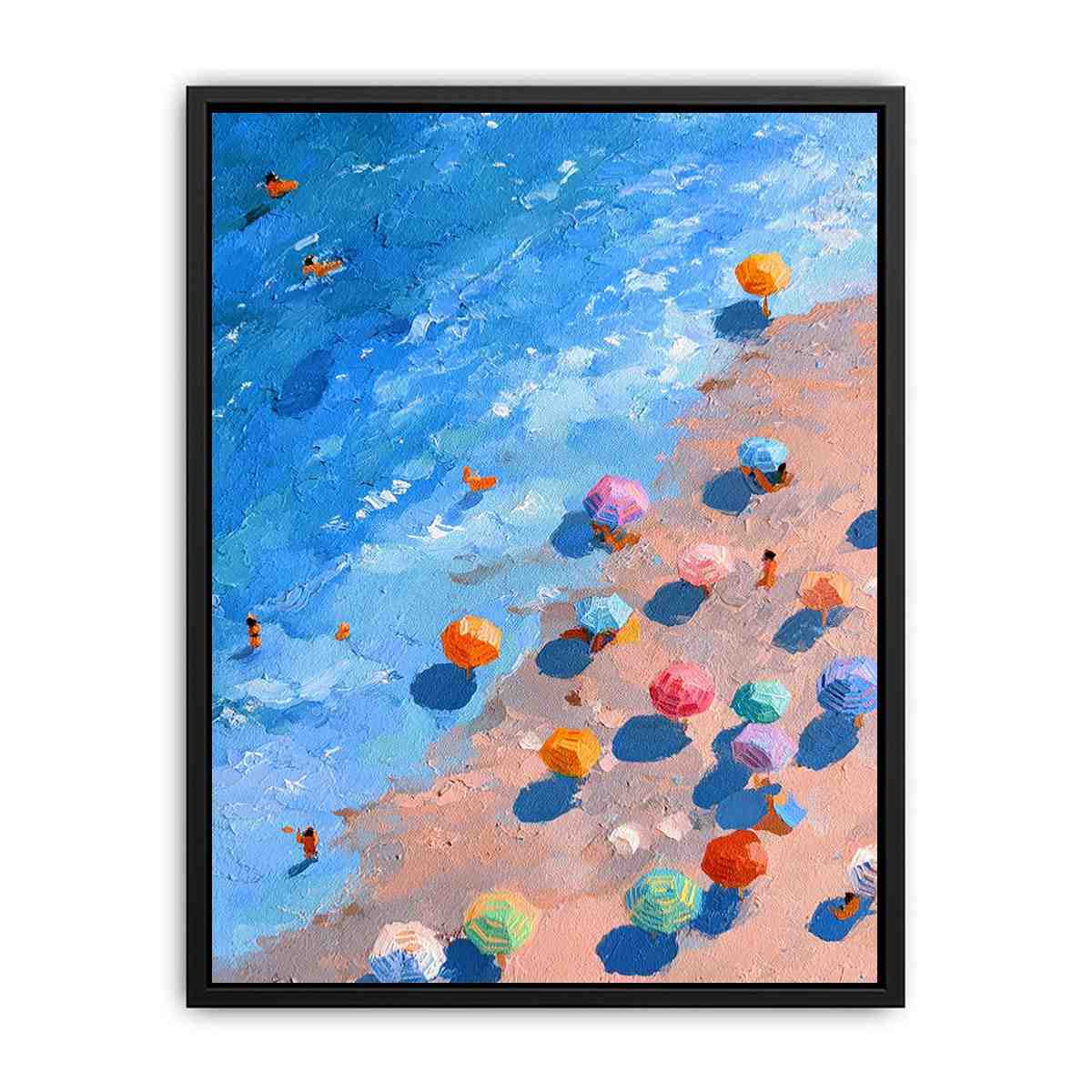 Contemporary Coastal Abstract  Canvas Print