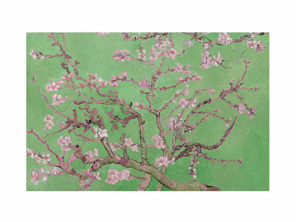 Van Gogh almond blossom Green  Painting