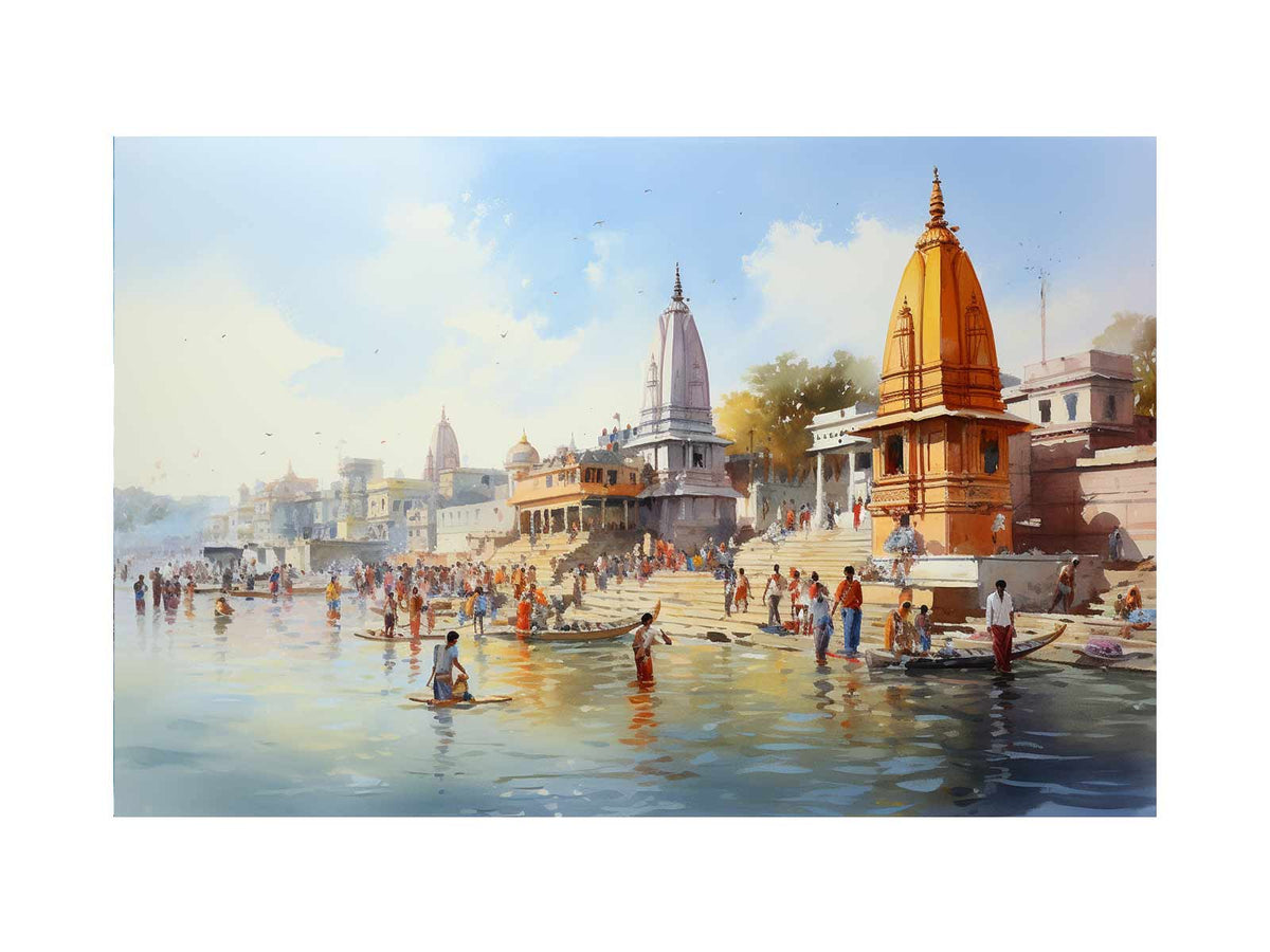temple-river-ghats-watercolor-canvas-print-sunm-114