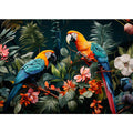 Tropical Birds Paradise Scene