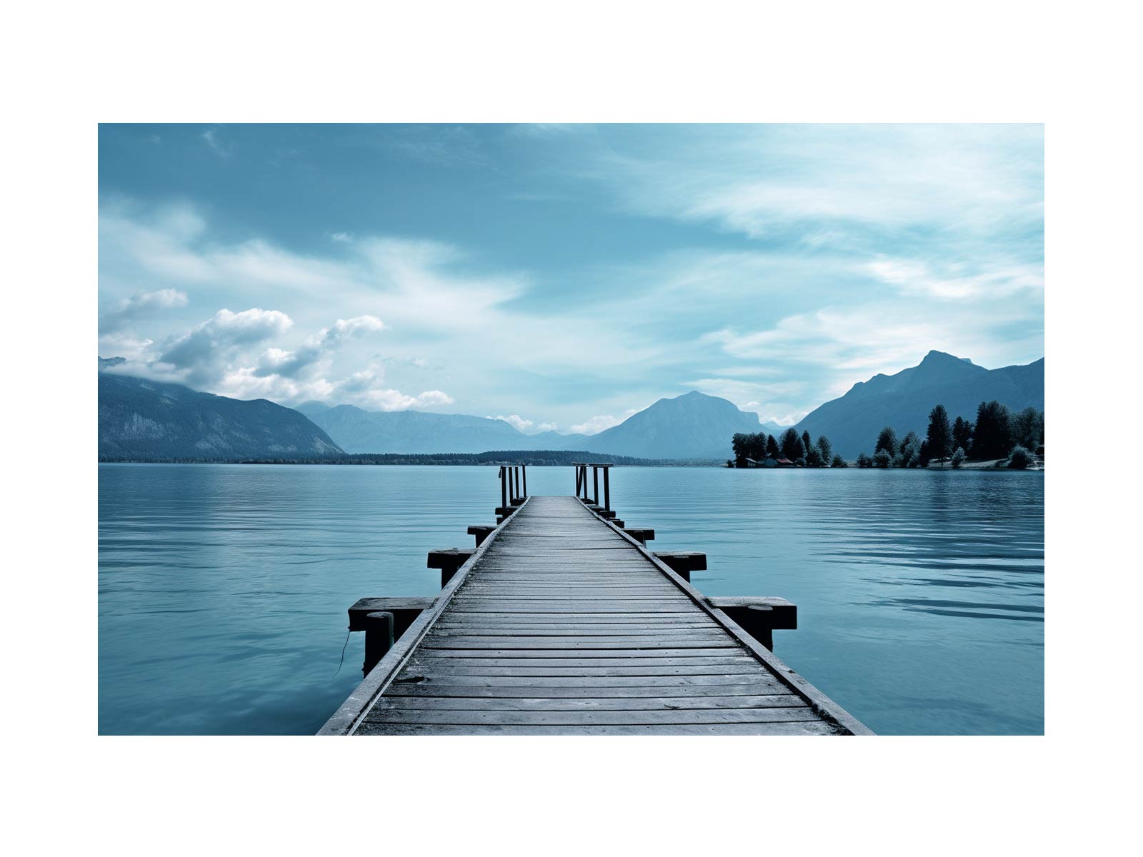 Blue Jetty and Lake