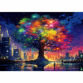 Rainbow Tree In New York  