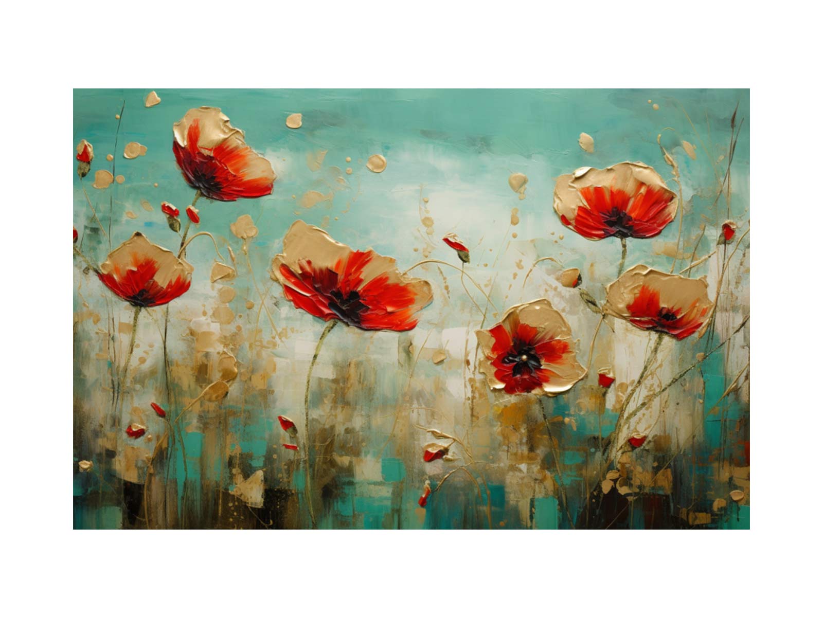 Poppies Floral  