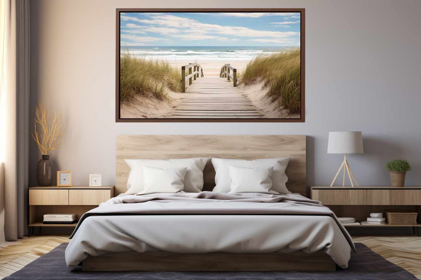 Beach Path Passage – Tranquil Coastal Journey