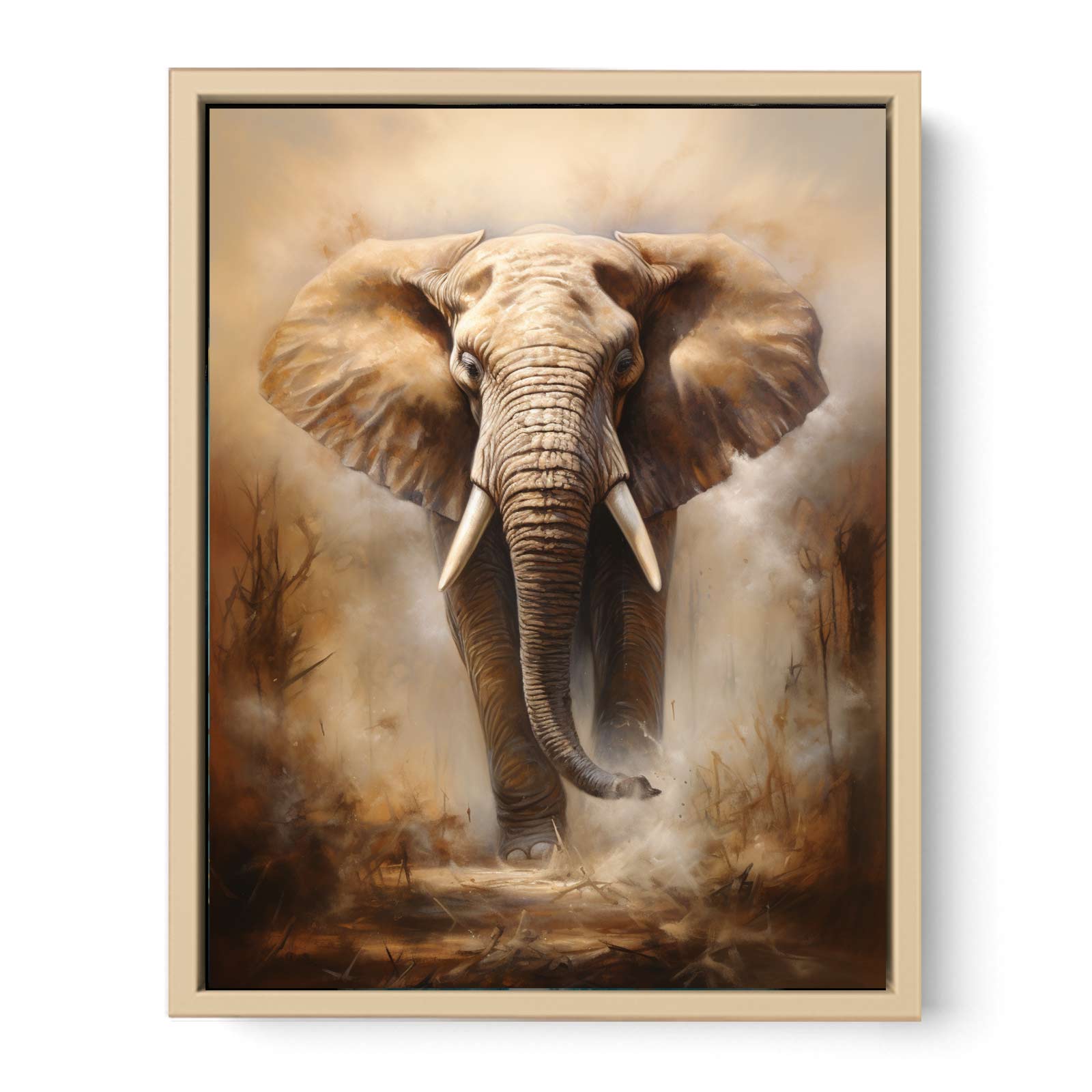 Elephant Art framed Print