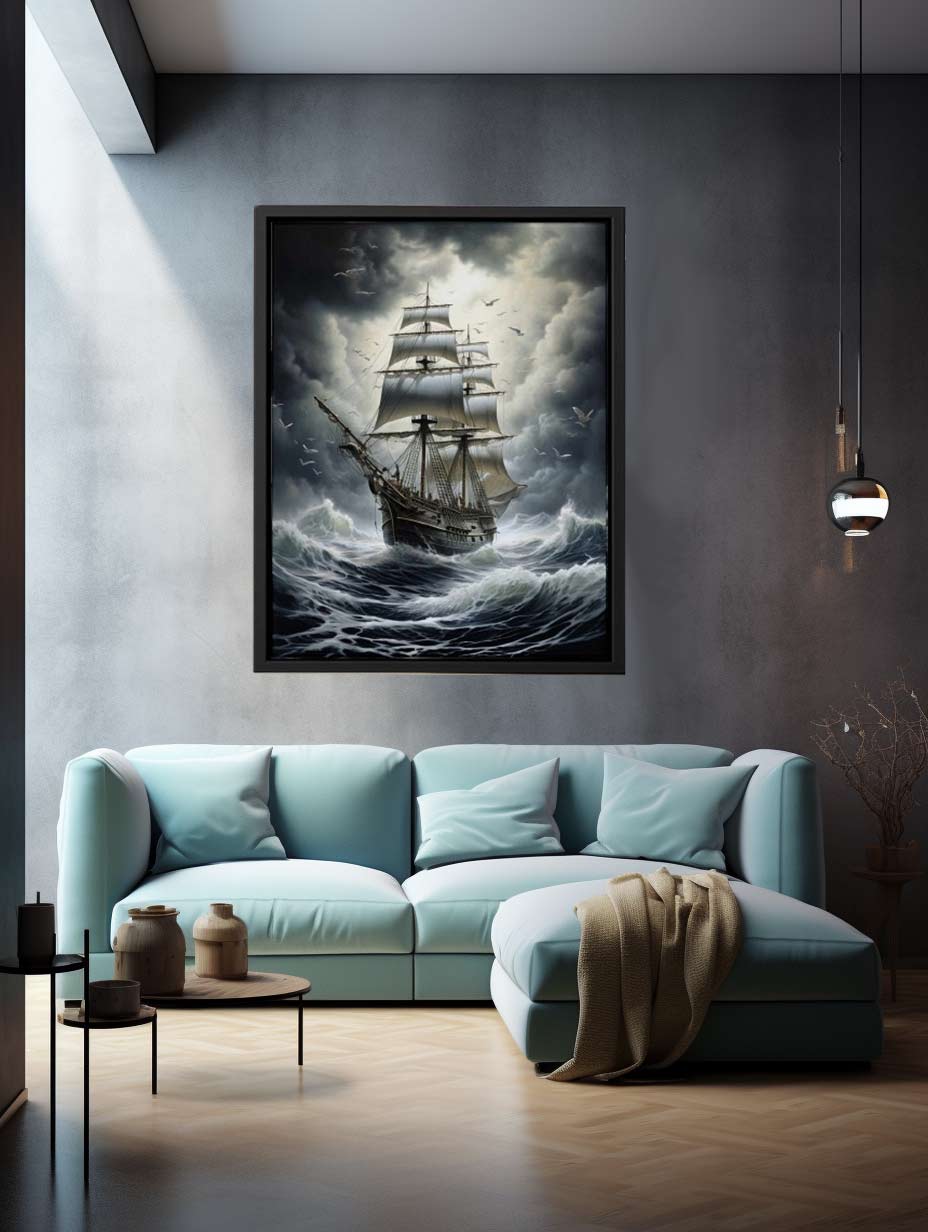 Ship In Storm  