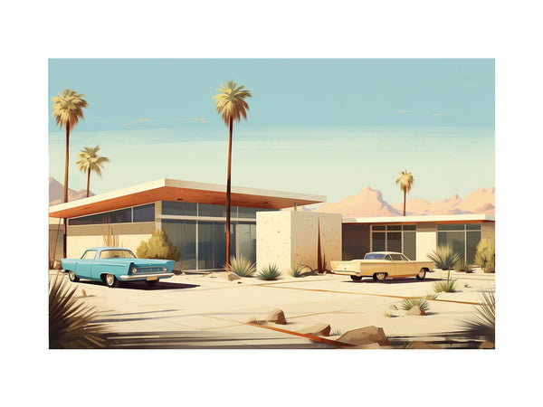 Vintage Vegas House  Poster