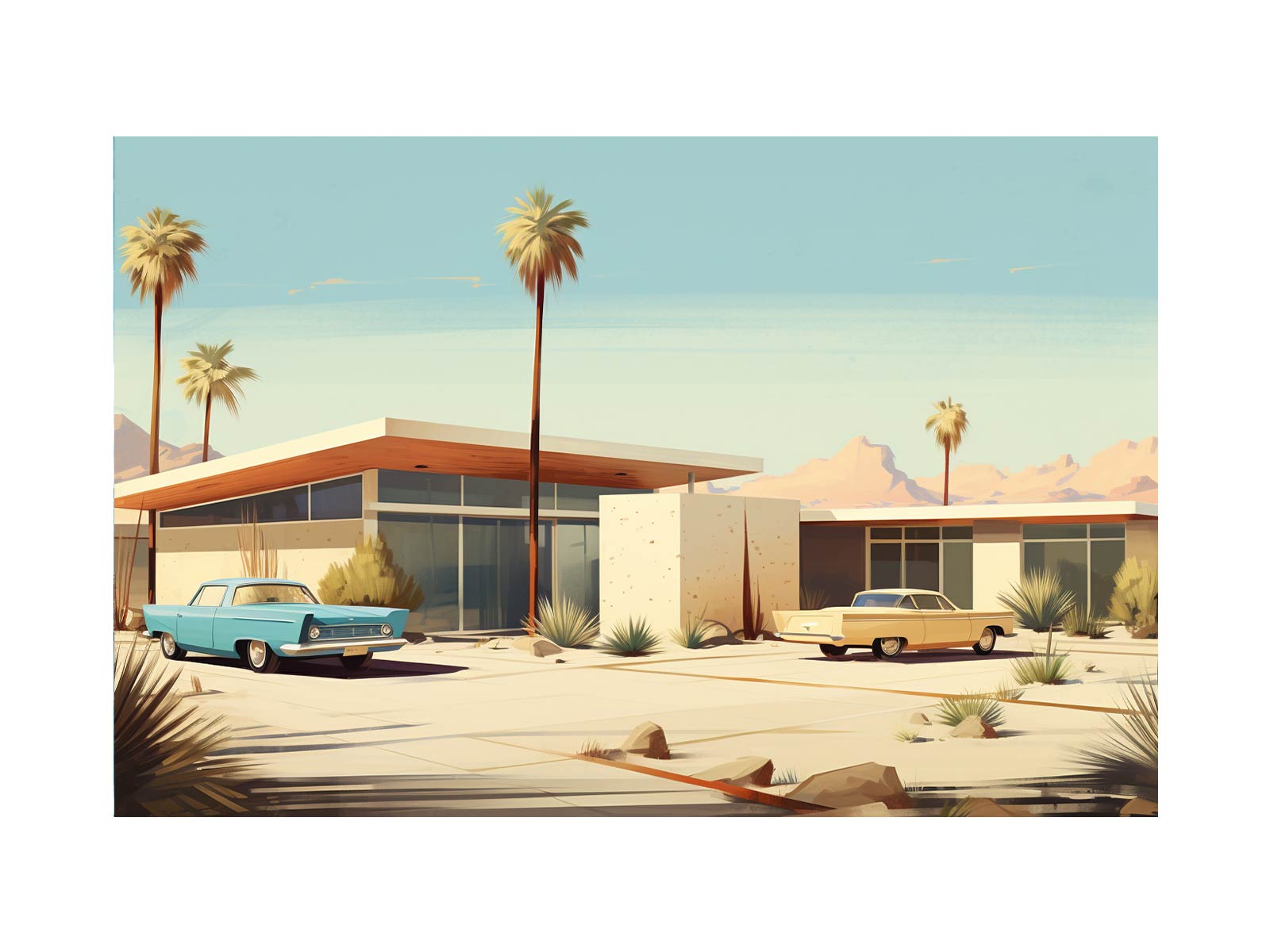 Vintage Vegas House  Poster