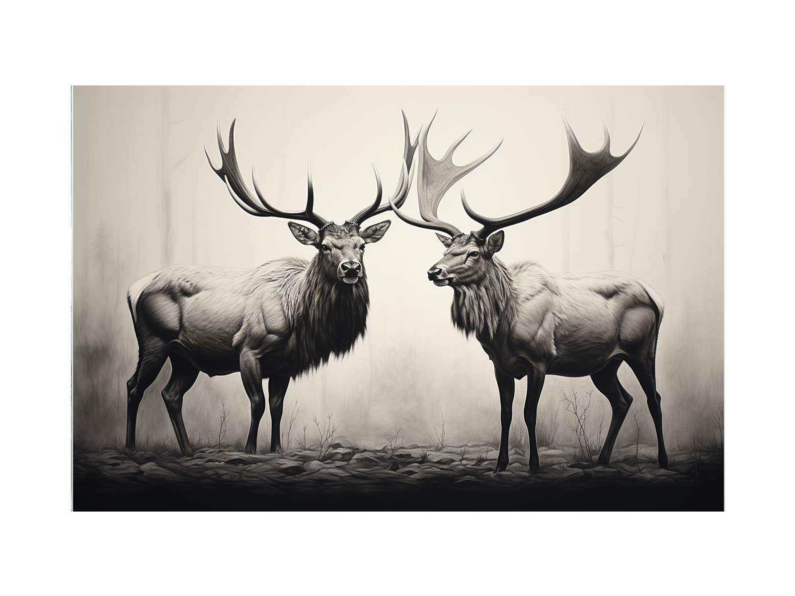 Vitage Stags  