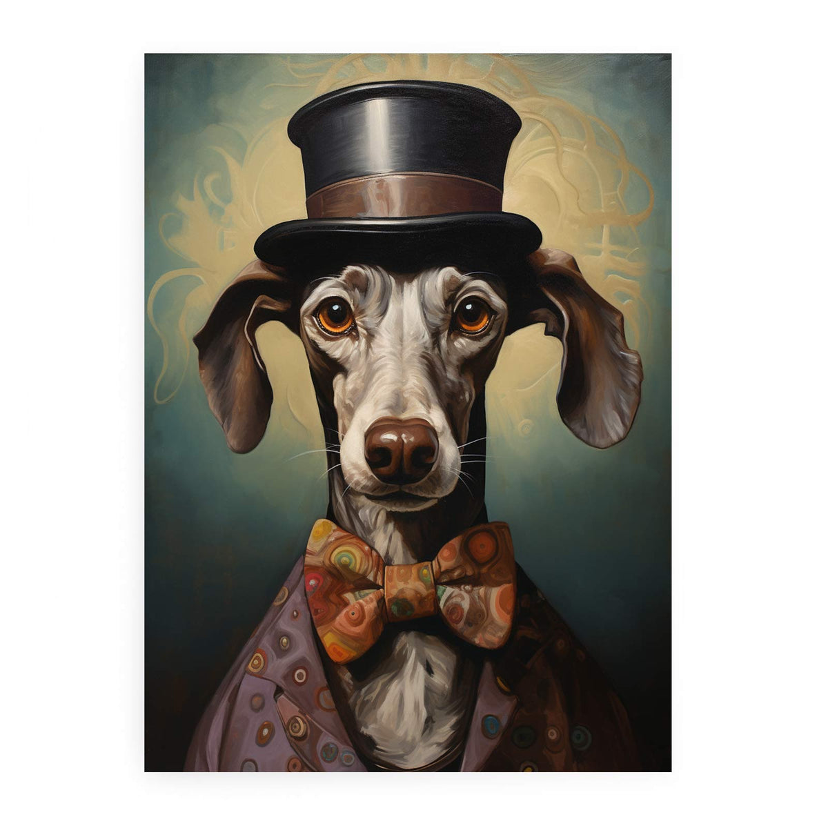 dapper-dachshund-canvas-portrait-sunm395