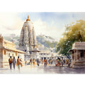 Sacred Tirupati Temple Glow