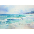 Watercolor Beach Painting