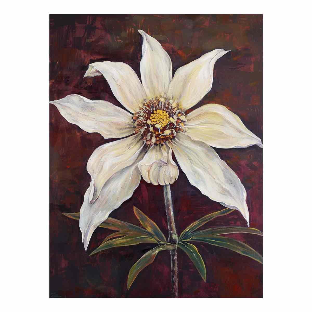 ivory-flower-burgundy-botanical-canvas-sunm593