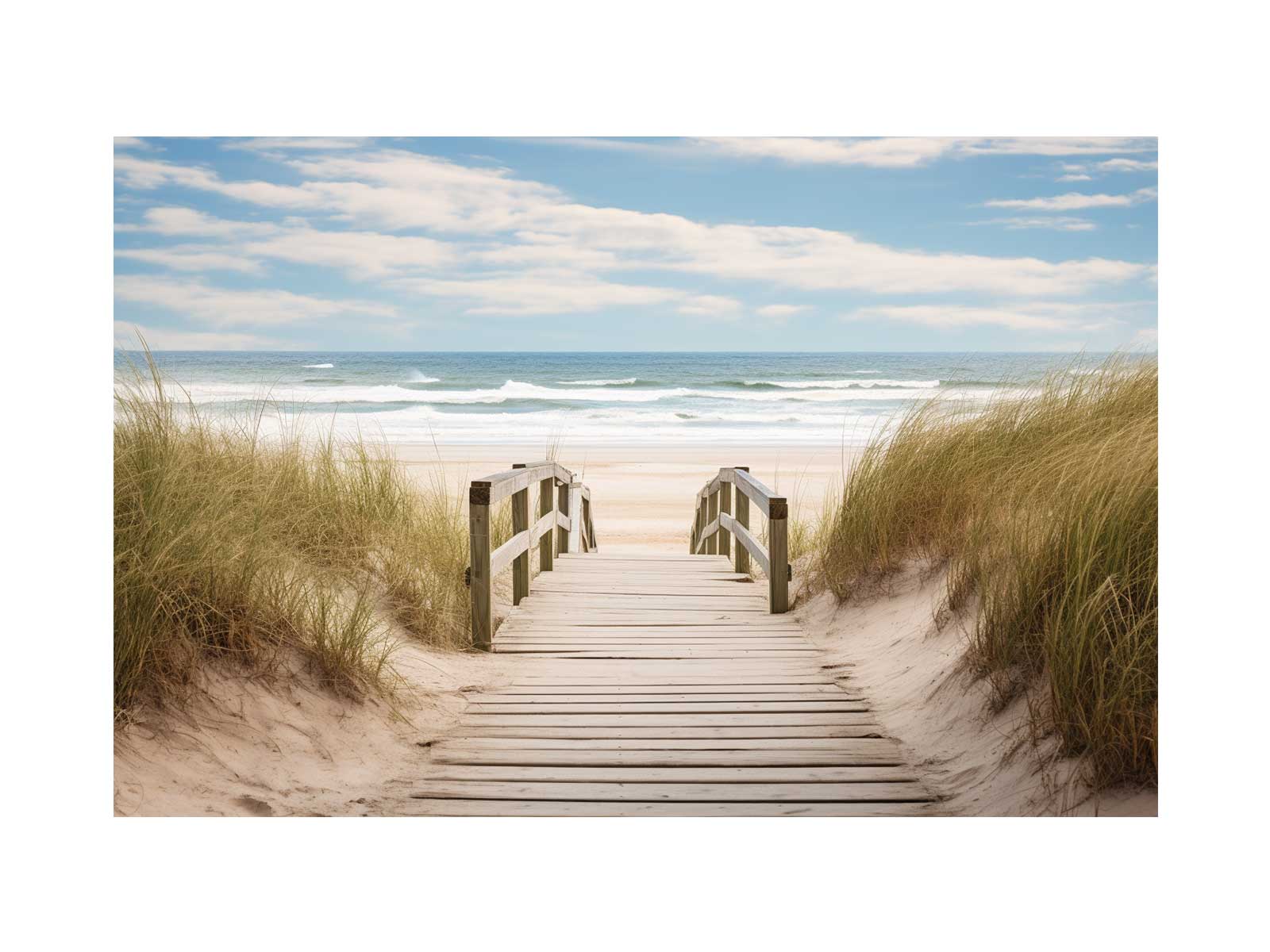 Beach Path Passage – Tranquil Coastal Journey