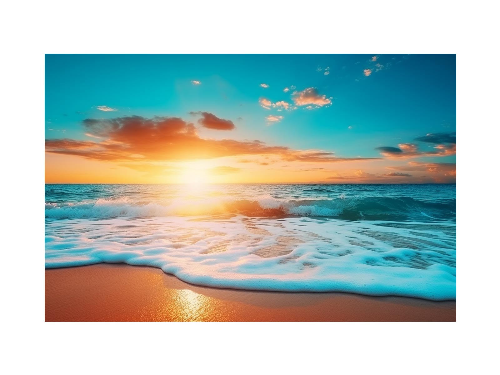 Golden Sunrise Shore