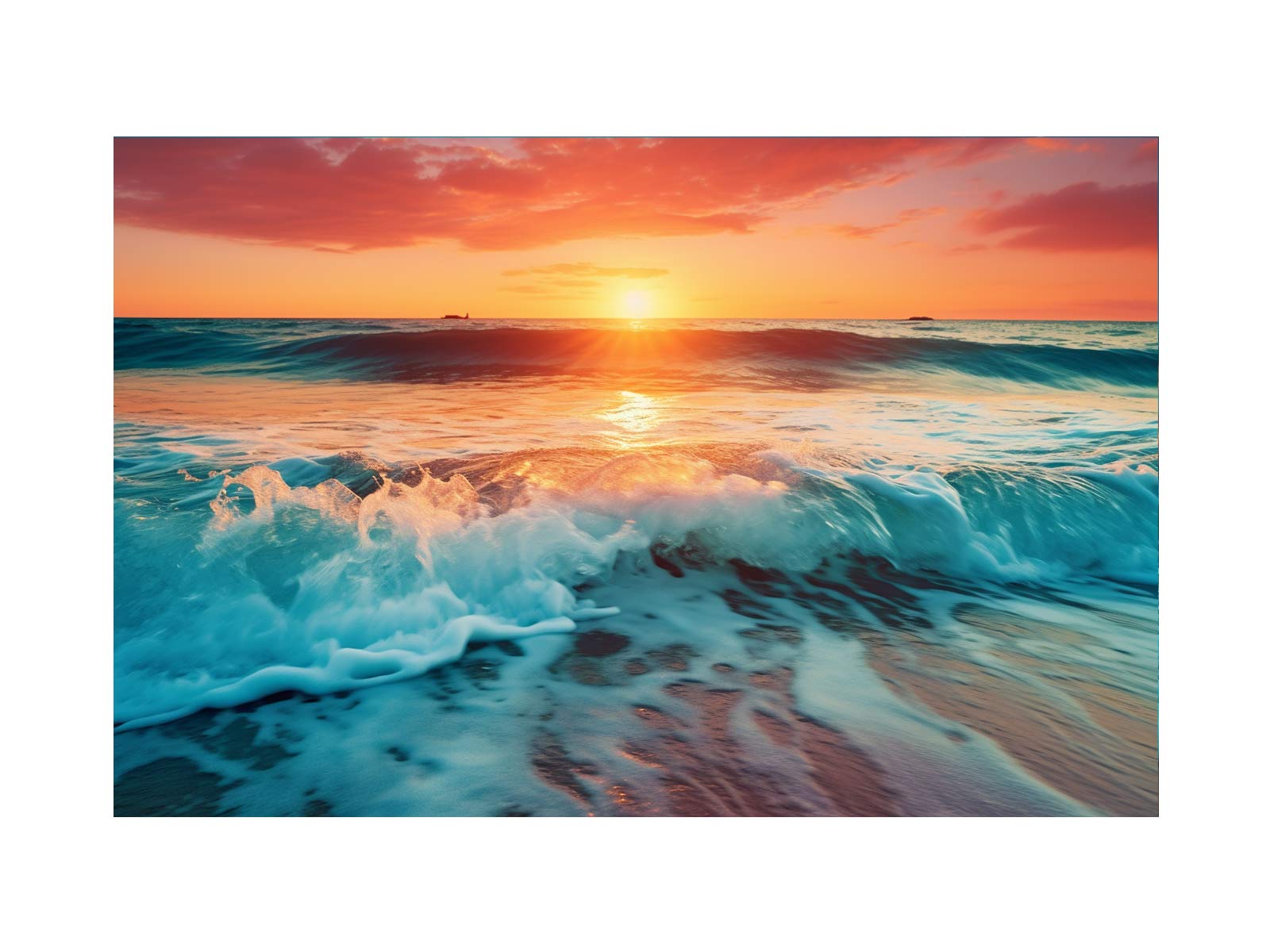 Golden Sunrise Shoreline