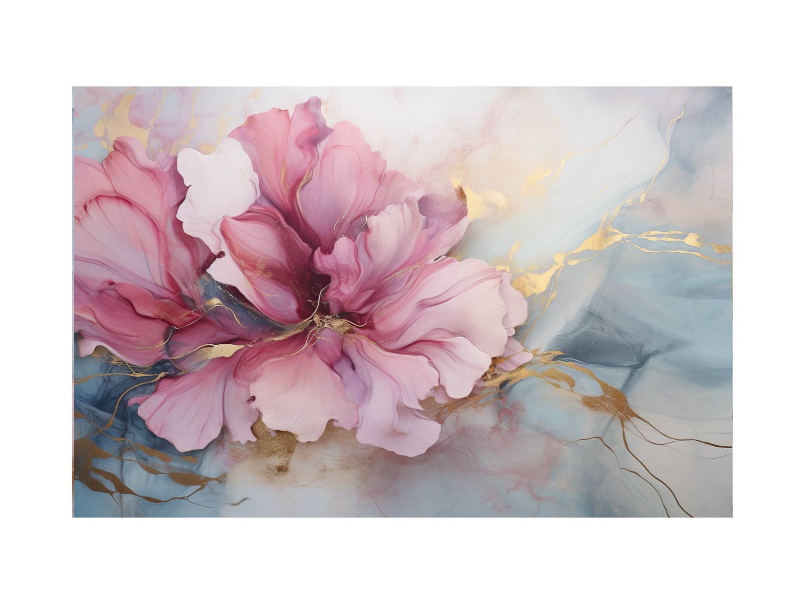 Golden Floral Radiance