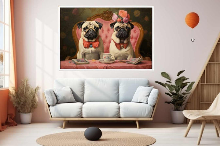 Painting Of Pugs