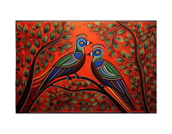 Madhubani Brids Couple Beautiful 