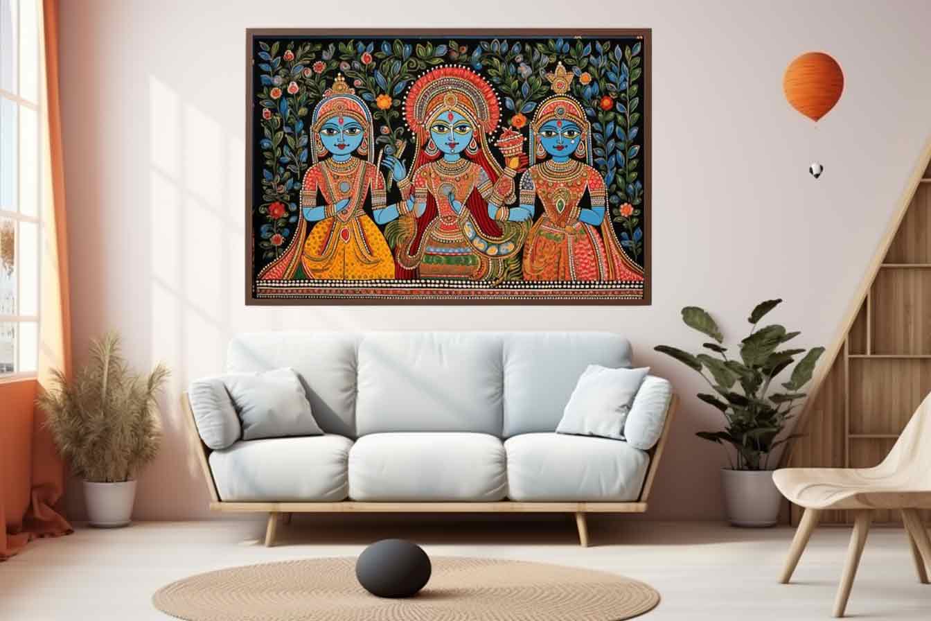 Madhubani   Of King And Queen