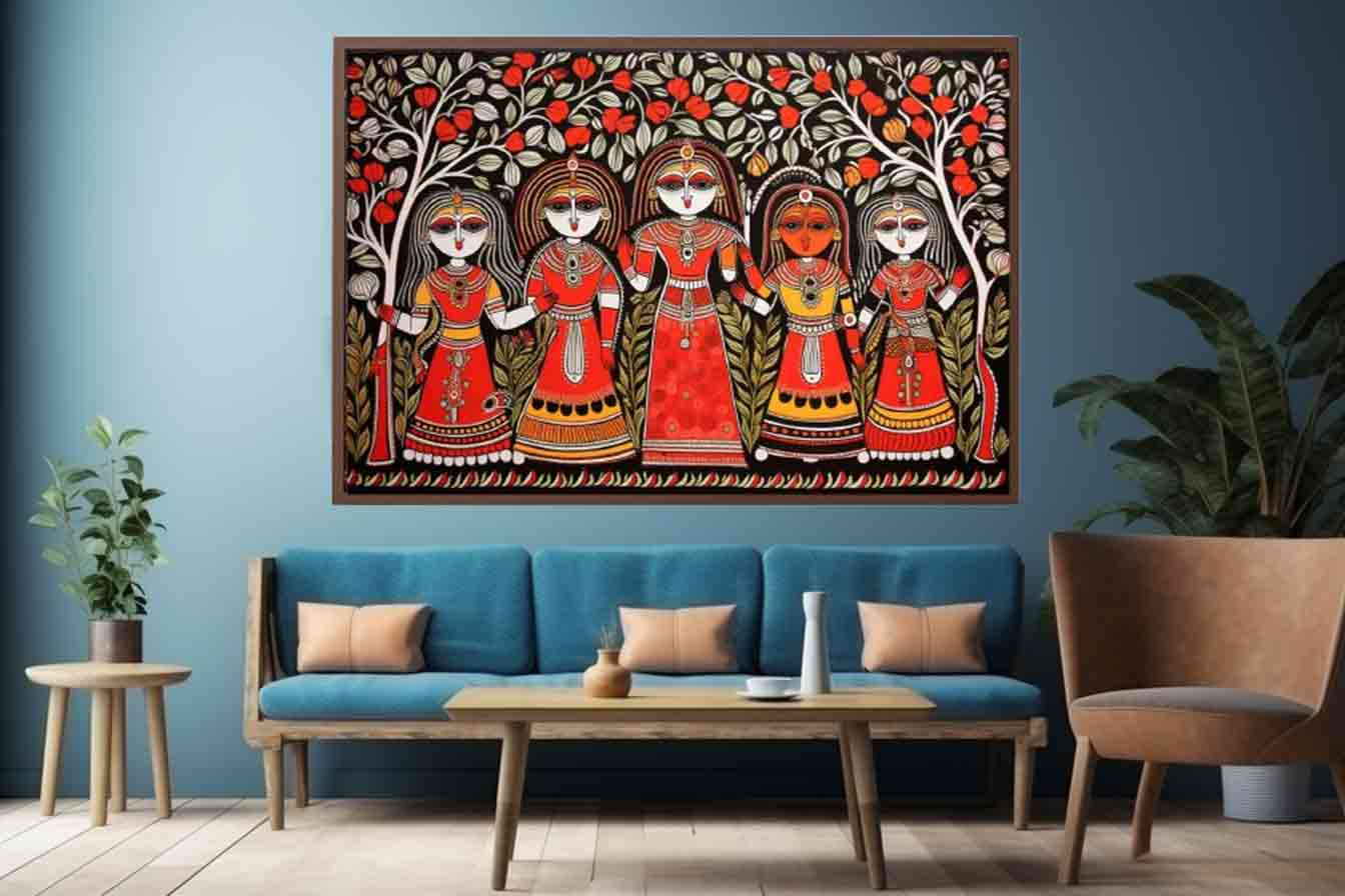 Madhubani  Painting Ar 32